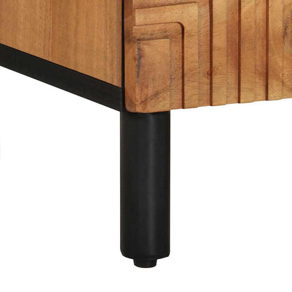 vidaXL TV Cabinet with Drawer Brown 100 x 33 x 46 cm Solid Mango Wood