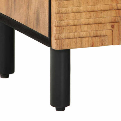vidaXL Bathroom Sink Cabinet Brown 62 x 33 x 58 cm Solid Mango Wood