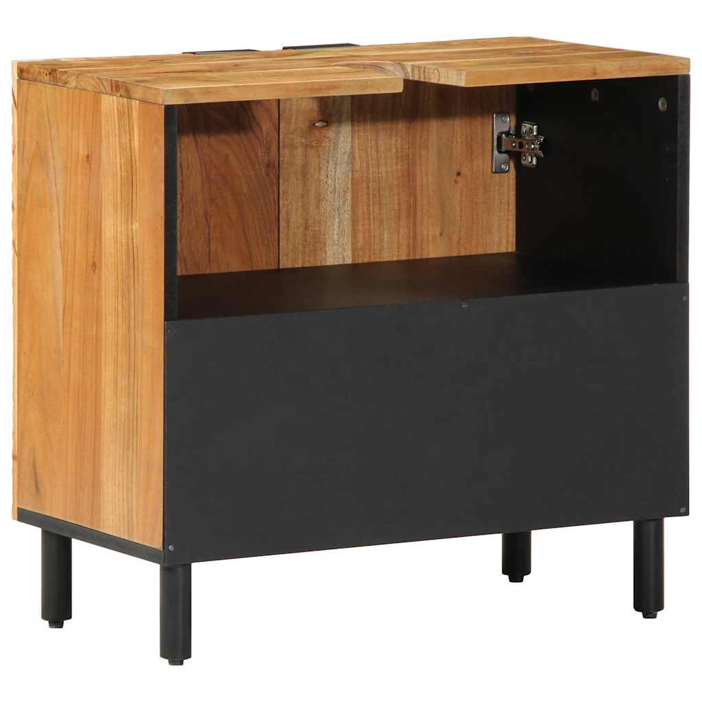 vidaXL Bathroom Sink Cabinet Brown 62 x 33 x 58 cm Solid Mango Wood