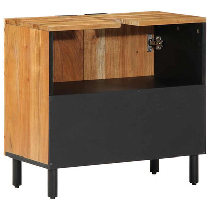 vidaXL Bathroom Sink Cabinet Brown 62 x 33 x 58 cm Solid Mango Wood
