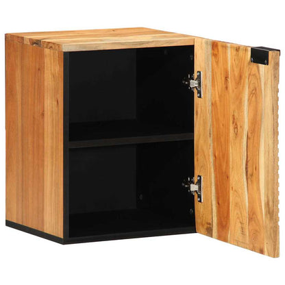 vidaXL Bathroom Hanging Cabinet Brown 38 x 33 x 48 cm Solid Mango Wood