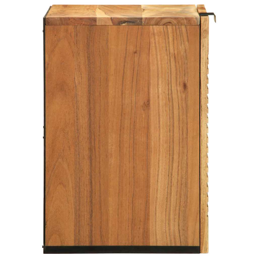 vidaXL Bathroom Hanging Cabinet Brown 38 x 33 x 48 cm Solid Mango Wood