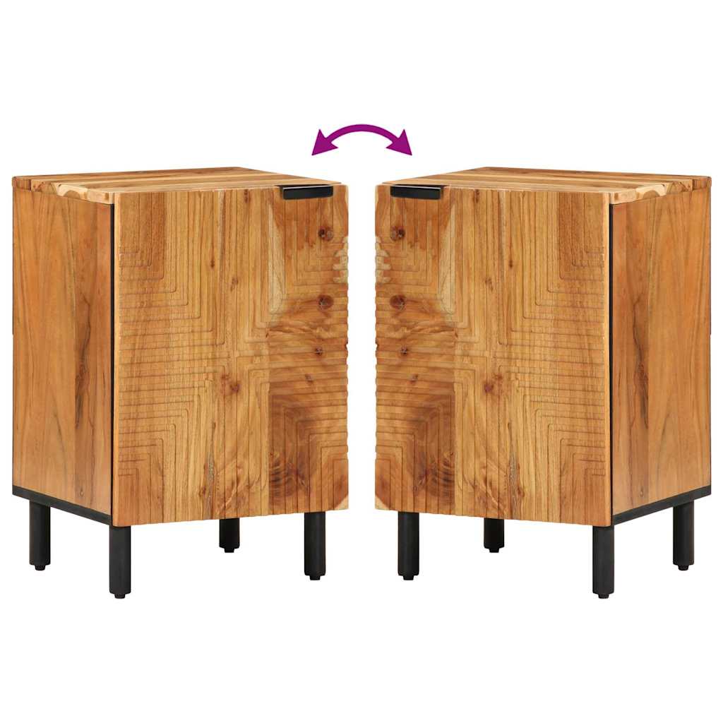 vidaXL Bathroom Cabinet Brown 38 x 33 x 58 cm Solid Mango Wood