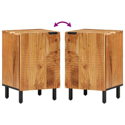 vidaXL Bathroom Cabinet Brown 38 x 33 x 58 cm Solid Mango Wood