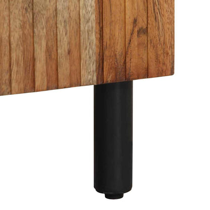 vidaXL Bathroom Cabinet Brown 38 x 33 x 160 cm Solid Mango Wood