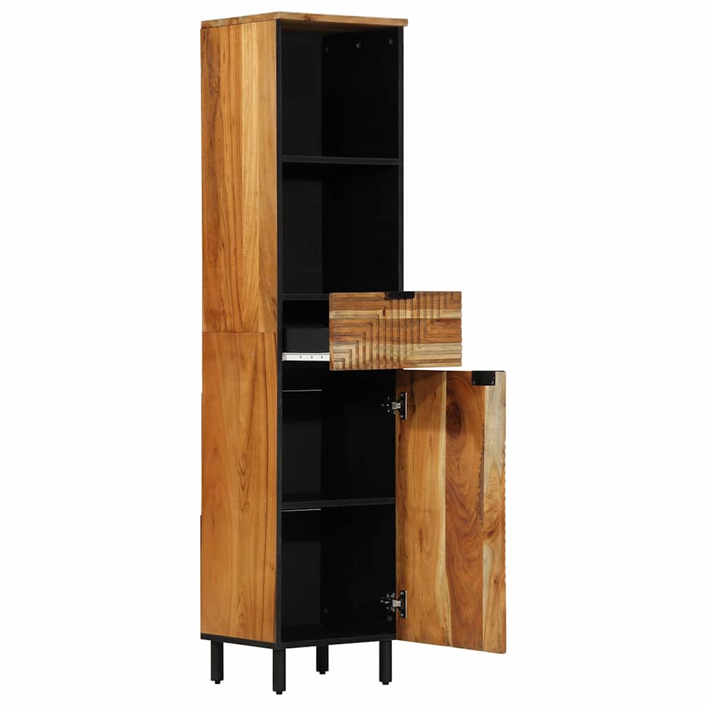 vidaXL Bathroom Cabinet Brown 38 x 33 x 160 cm Solid Mango Wood