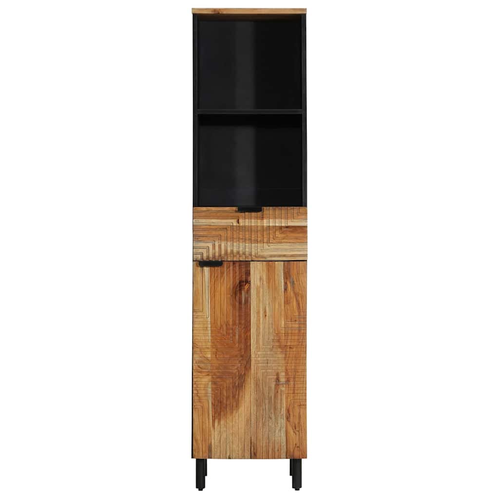 vidaXL Bathroom Cabinet Brown 38 x 33 x 160 cm Solid Mango Wood