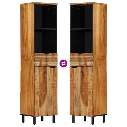vidaXL Bathroom Cabinet Brown 38 x 33 x 160 cm Solid Mango Wood