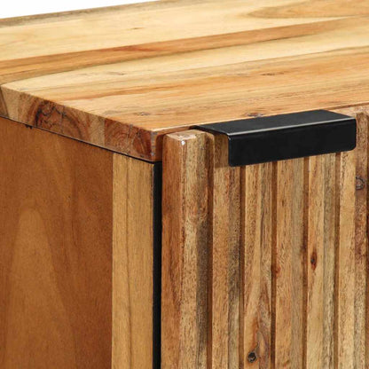 vidaXL Sideboard with Shelf Brown 40 x 33 x 75 cm Solid Mango Wood