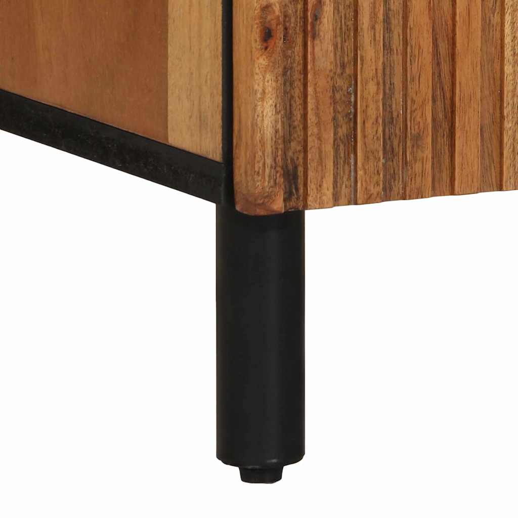 vidaXL Sideboard with Shelf Brown 40 x 33 x 75 cm Solid Mango Wood