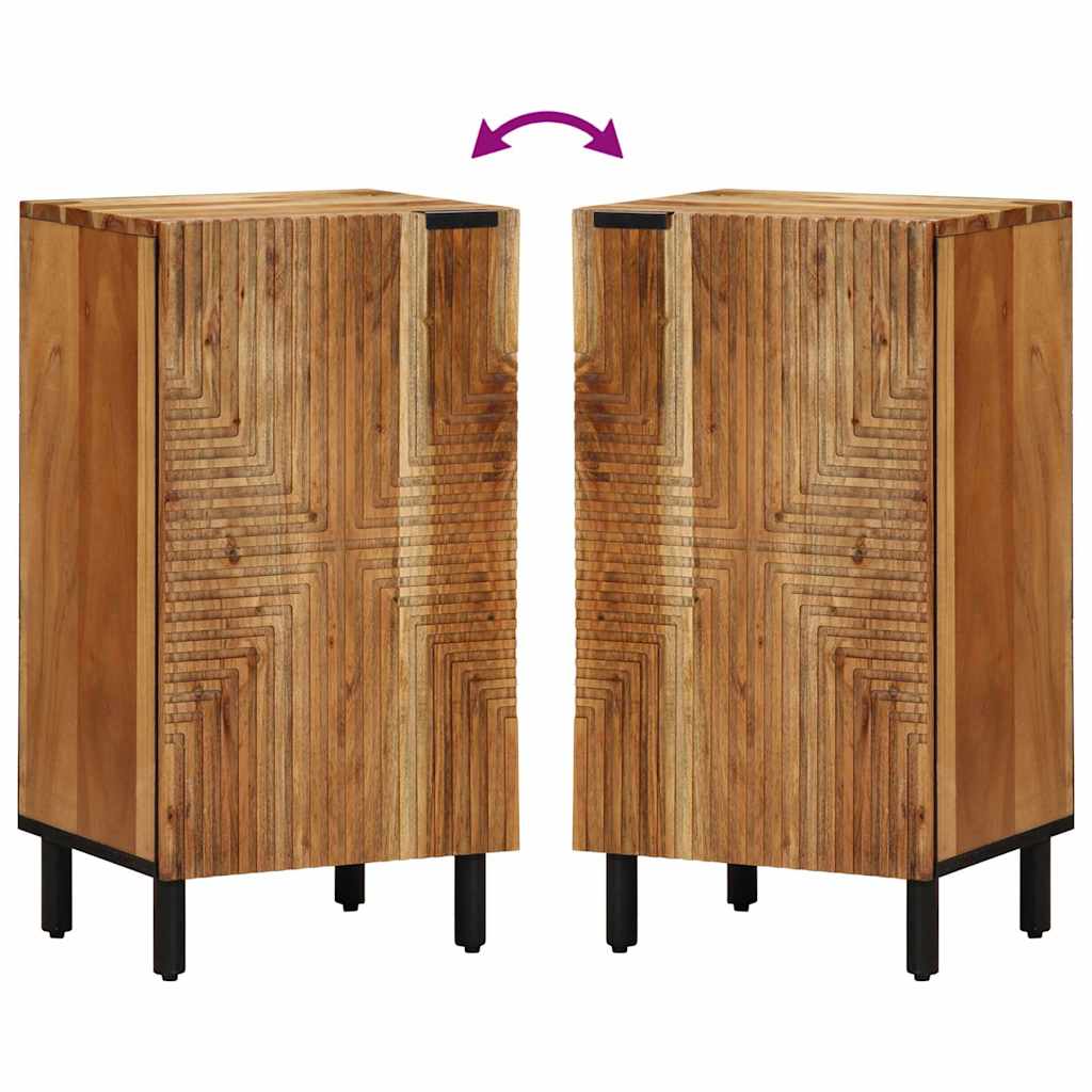 vidaXL Sideboard with Shelf Brown 40 x 33 x 75 cm Solid Mango Wood