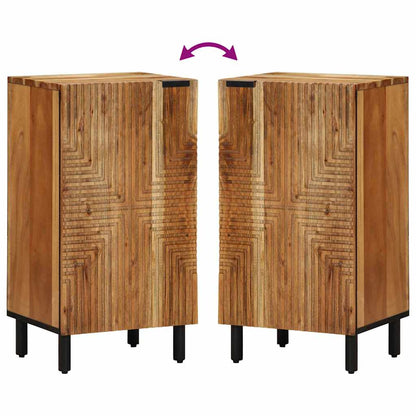 vidaXL Sideboard with Shelf Brown 40 x 33 x 75 cm Solid Mango Wood