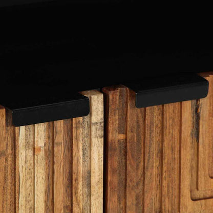 vidaXL Sideboard with Shelf Brown 60 x 33 x 75 cm Solid Mango Wood