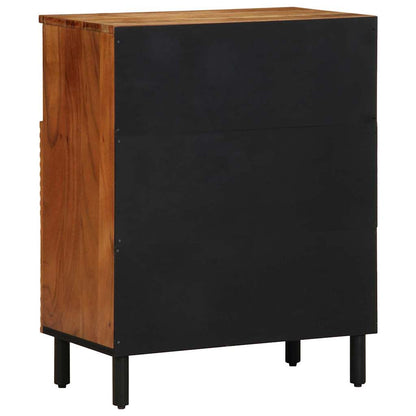 vidaXL Sideboard with Shelf Brown 60 x 33 x 75 cm Solid Mango Wood