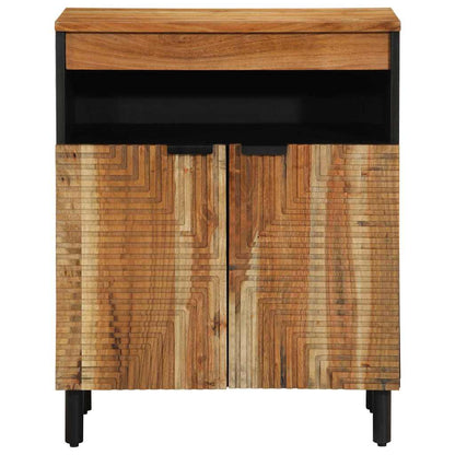 vidaXL Sideboard with Shelf Brown 60 x 33 x 75 cm Solid Mango Wood