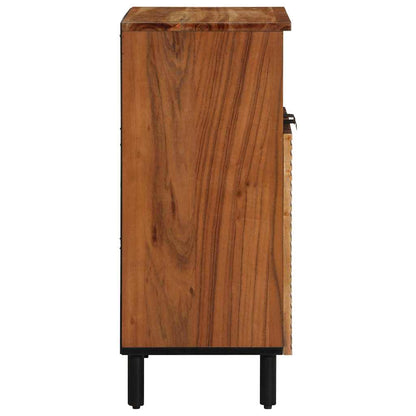 vidaXL Sideboard with Shelf Brown 60 x 33 x 75 cm Solid Mango Wood