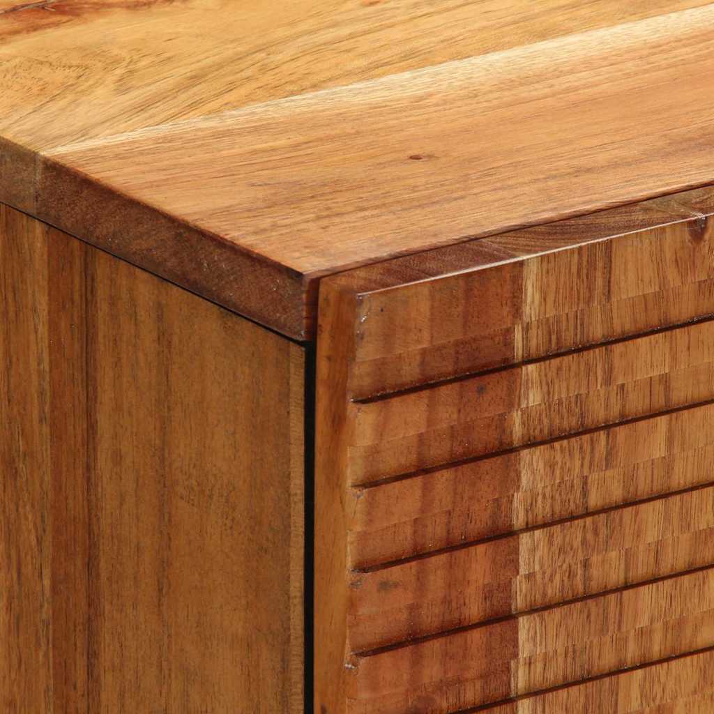 vidaXL Sideboard with Shelf Brown 60 x 33 x 75 cm Solid Mango Wood