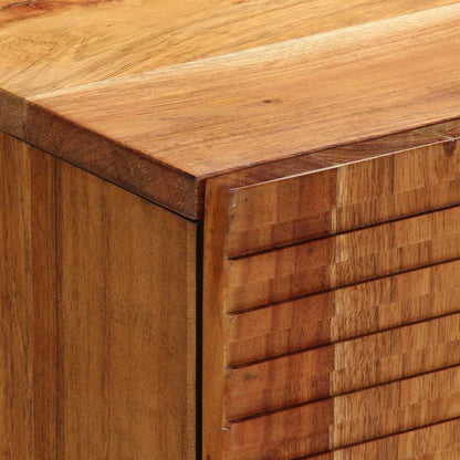 vidaXL Sideboard with Shelf Brown 60 x 33 x 75 cm Solid Mango Wood