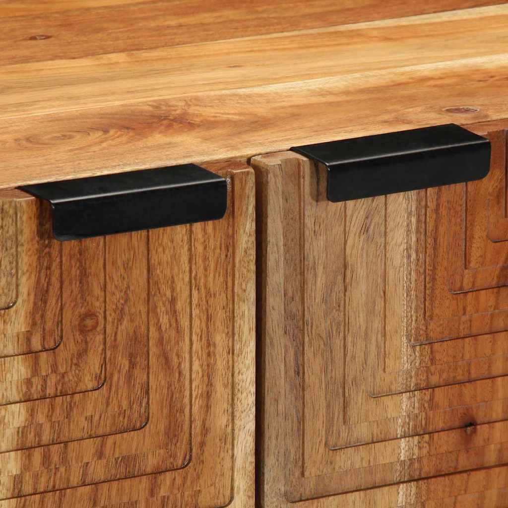vidaXL Sideboard with Shelf Brown 60 x 33 x 75 cm Solid Mango Wood
