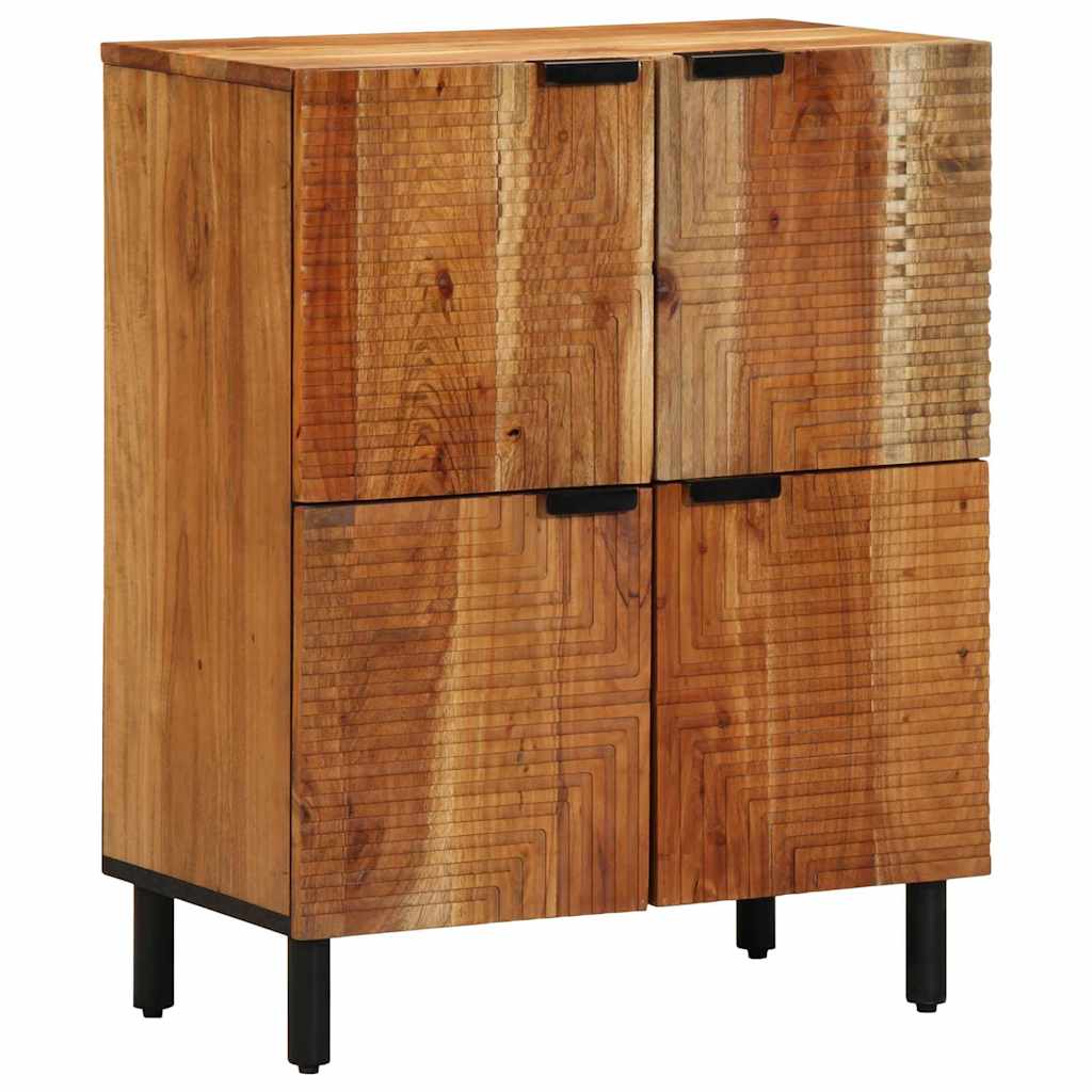 vidaXL Sideboard with Shelf Brown 60 x 33 x 75 cm Solid Mango Wood