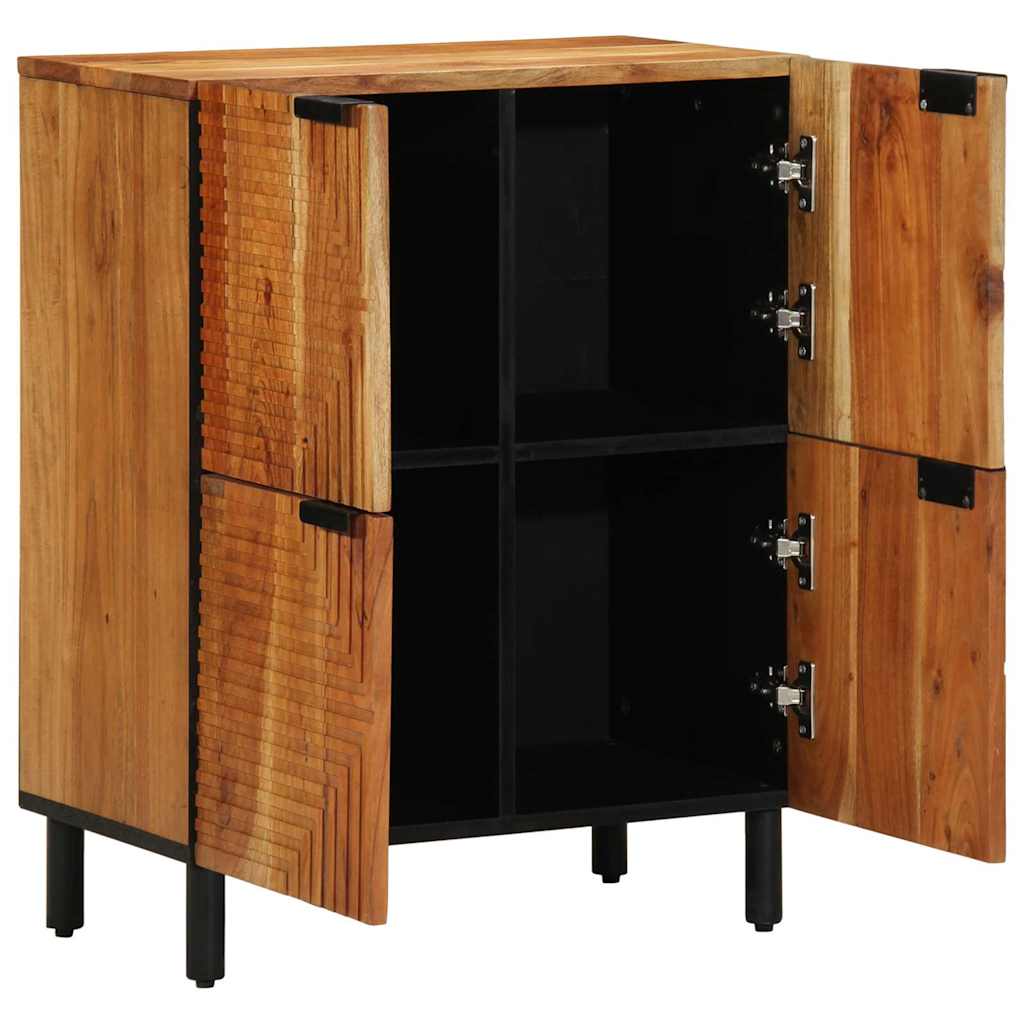 vidaXL Sideboard with Shelf Brown 60 x 33 x 75 cm Solid Mango Wood