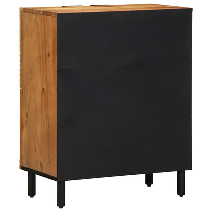 vidaXL Sideboard with Shelf Brown 60 x 33 x 75 cm Solid Mango Wood