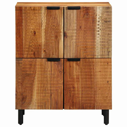 vidaXL Sideboard with Shelf Brown 60 x 33 x 75 cm Solid Mango Wood