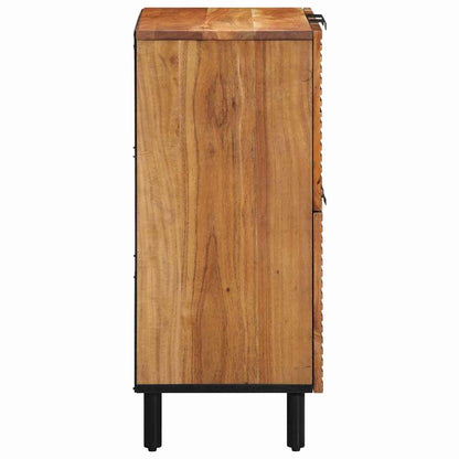 vidaXL Sideboard with Shelf Brown 60 x 33 x 75 cm Solid Mango Wood