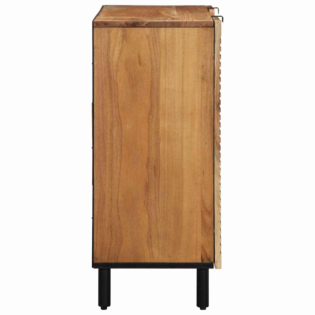 vidaXL Sideboard with Shelf Brown 90 x 33 x 75 cm Solid Mango Wood
