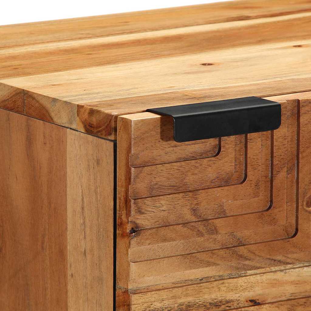 vidaXL Highboard with Shelf Brown 40 x 33 x 110 cm Solid Mango Wood