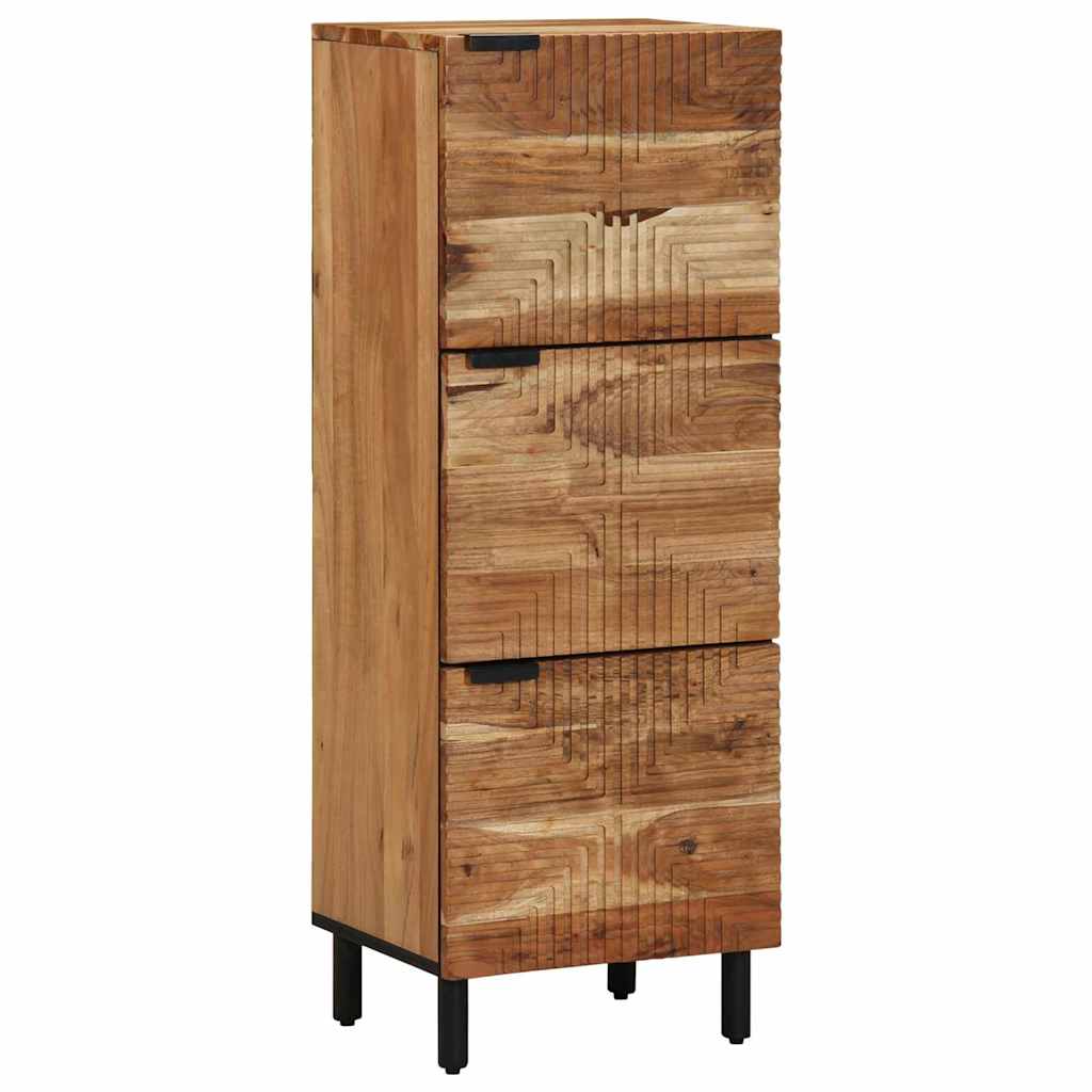 vidaXL Highboard with Shelf Brown 40 x 33 x 110 cm Solid Mango Wood