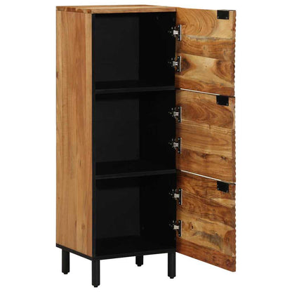 vidaXL Highboard with Shelf Brown 40 x 33 x 110 cm Solid Mango Wood