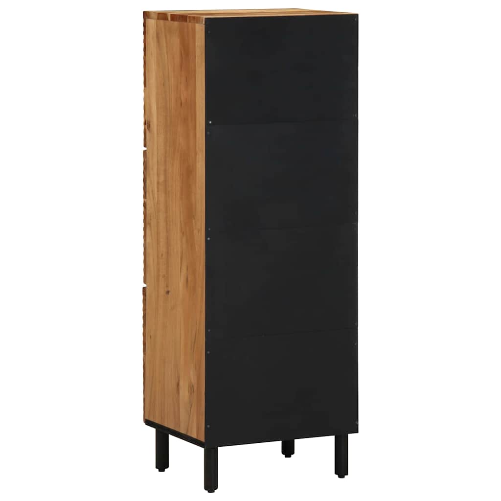 vidaXL Highboard with Shelf Brown 40 x 33 x 110 cm Solid Mango Wood