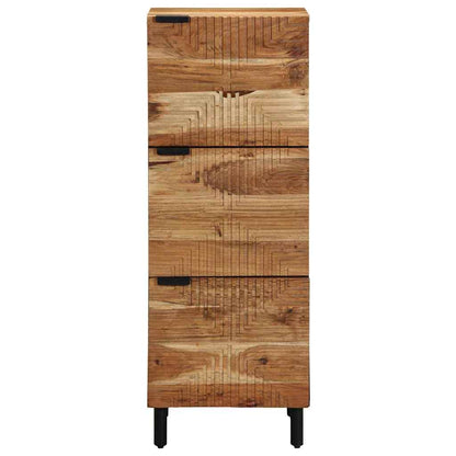 vidaXL Highboard with Shelf Brown 40 x 33 x 110 cm Solid Mango Wood