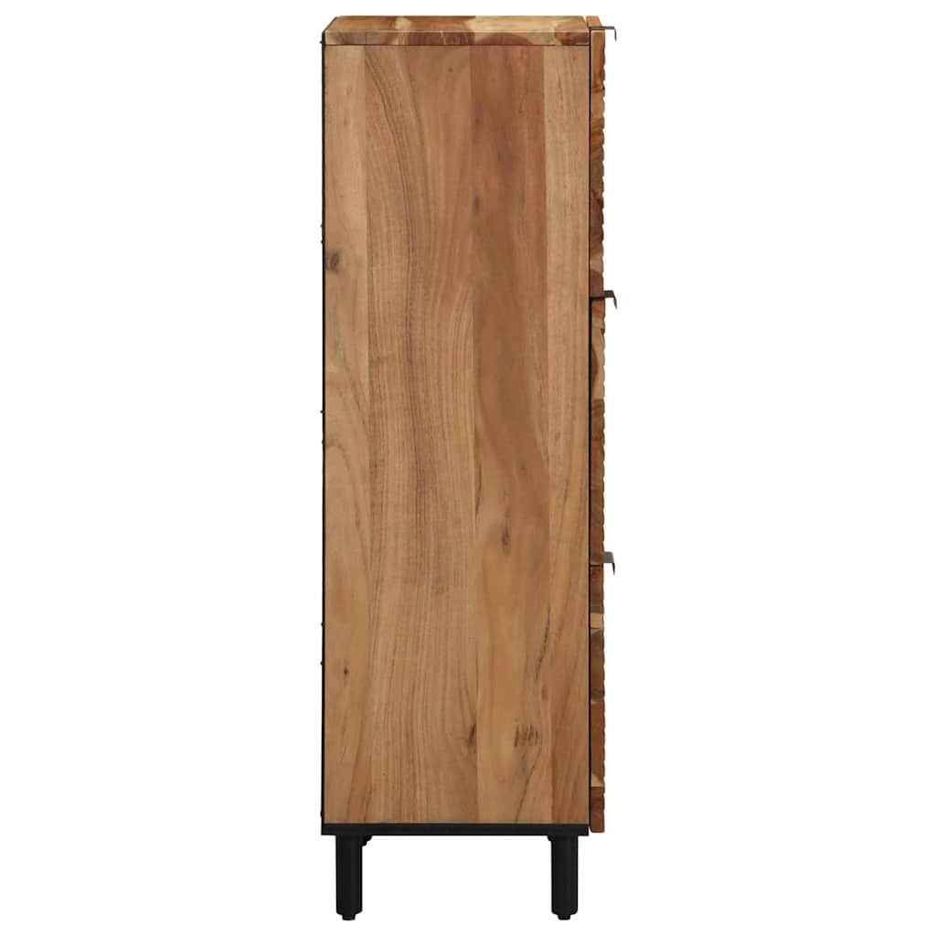 vidaXL Highboard with Shelf Brown 40 x 33 x 110 cm Solid Mango Wood