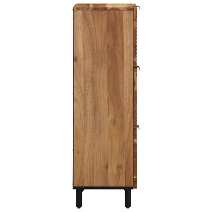 vidaXL Highboard with Shelf Brown 40 x 33 x 110 cm Solid Mango Wood