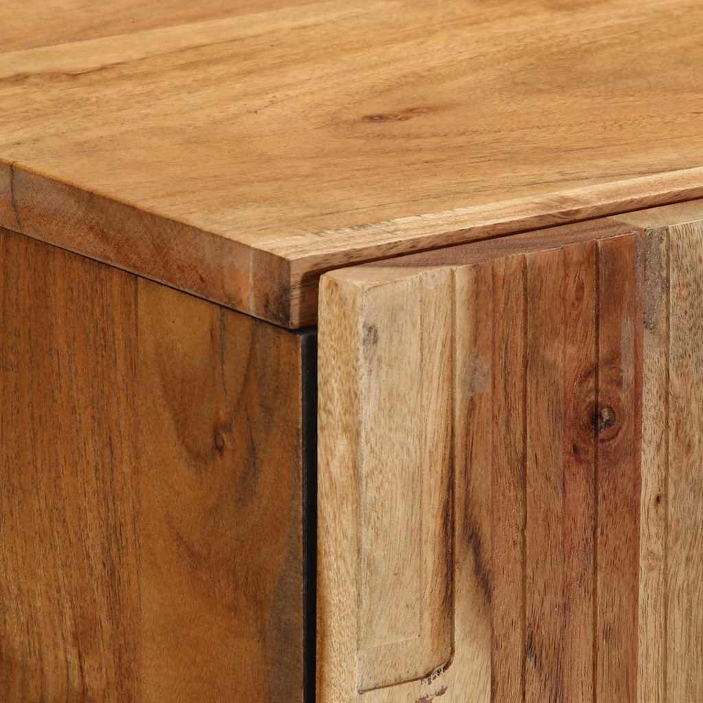 vidaXL Highboard with Drawer Brown 60 x 33 x 100 cm Solid Mango Wood