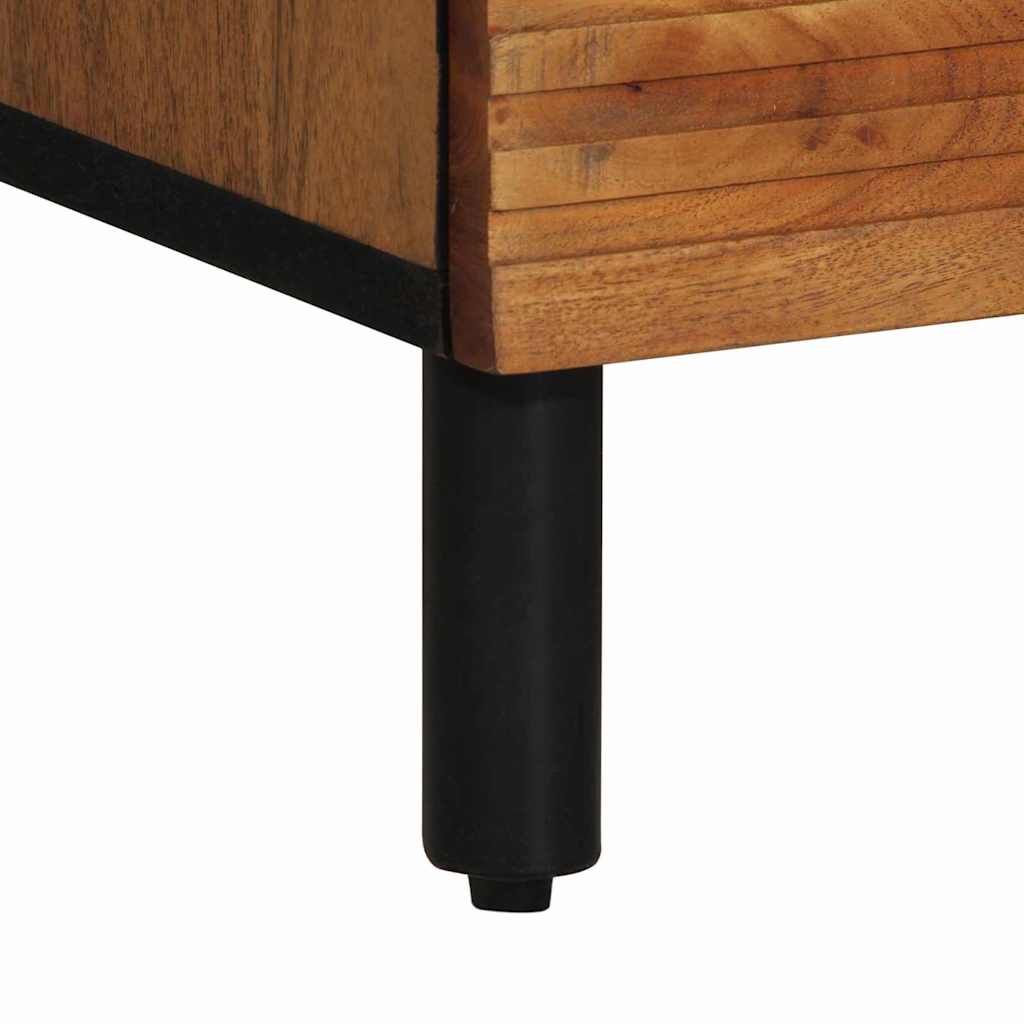 vidaXL Highboard with Drawer Brown 60 x 33 x 100 cm Solid Mango Wood