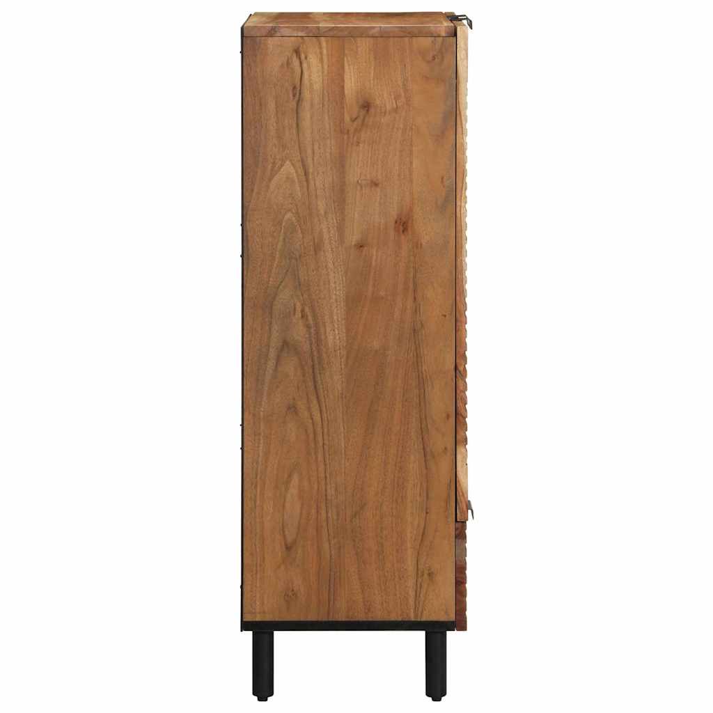 vidaXL Highboard with Drawer Brown 60 x 33 x 100 cm Solid Mango Wood