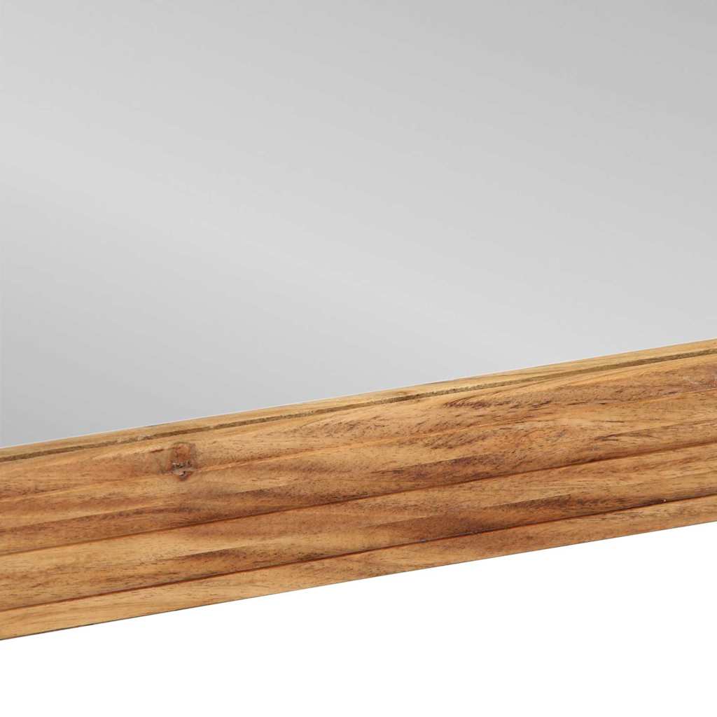 vidaXL Bathroom Mirror Wall-mounted with Mirror Brown 70 x 50 x 2.5 cm