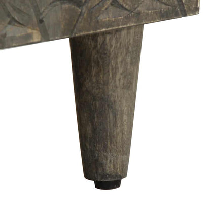 vidaXL Sideboard Light Grey 60x33.5x75 cm Solid Wood Mango