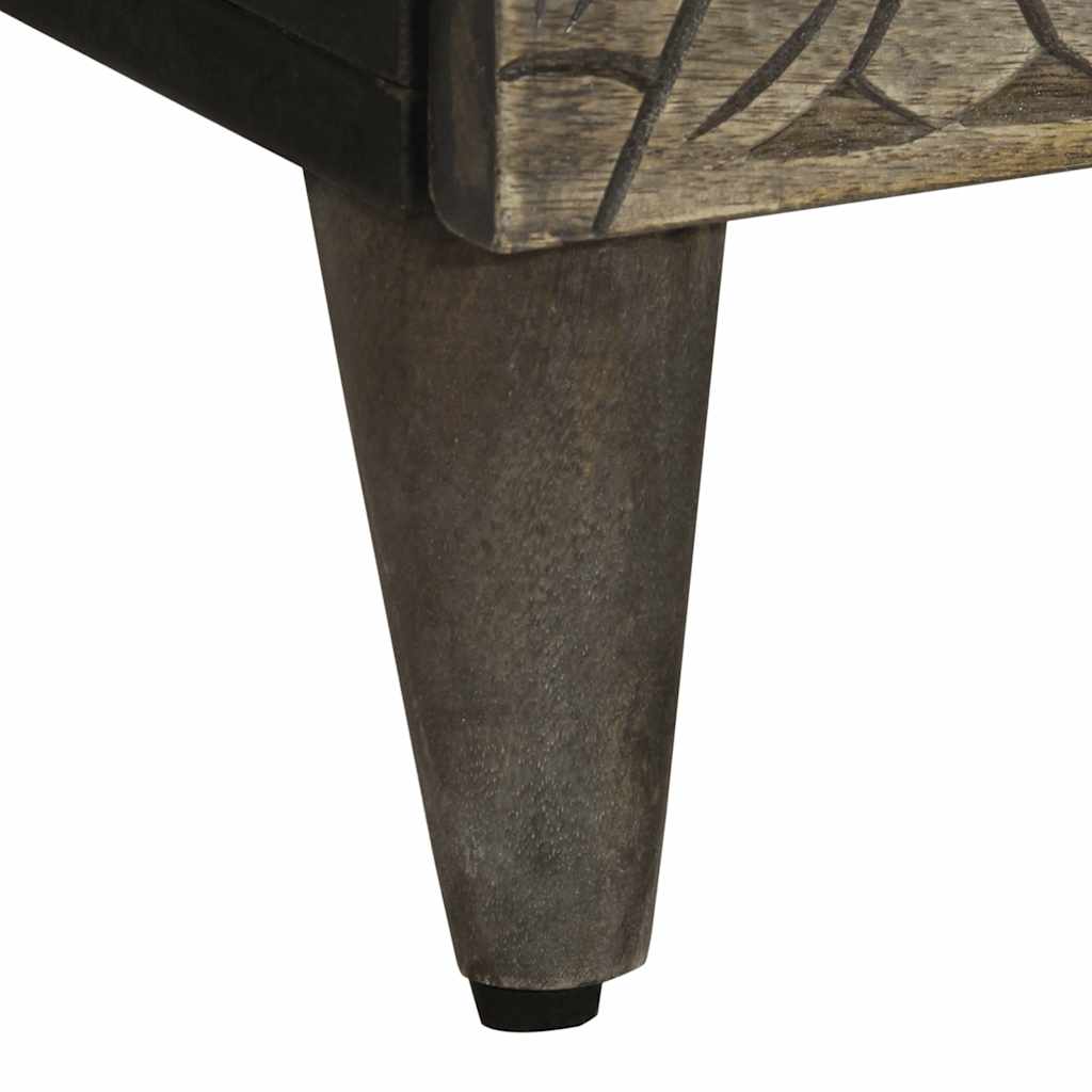 vidaXL Sideboard Light Grey 60x33.5x75 cm Solid Wood Mango