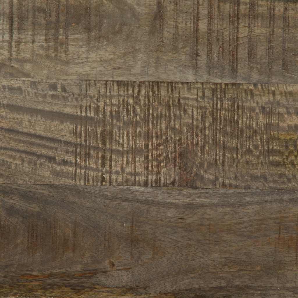 vidaXL Sideboard Light Grey 60x33.5x75 cm Solid Wood Mango