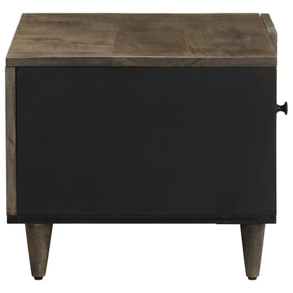 vidaXL Coffee Table Light Grey 80x50x40 cm Solid Wood Mango