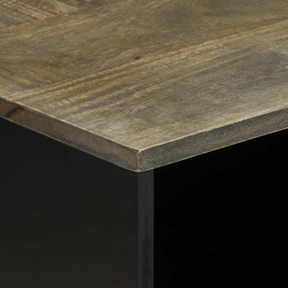 vidaXL Coffee Table Light Grey 80x50x40 cm Solid Wood Mango