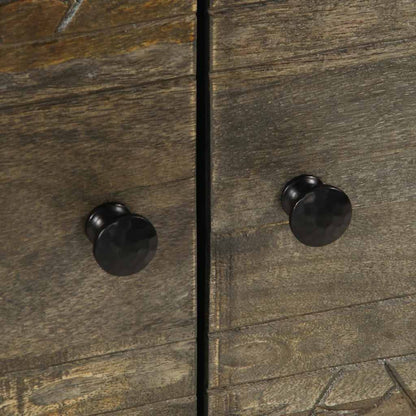 vidaXL Coffee Table Light Grey 80x50x40 cm Solid Wood Mango