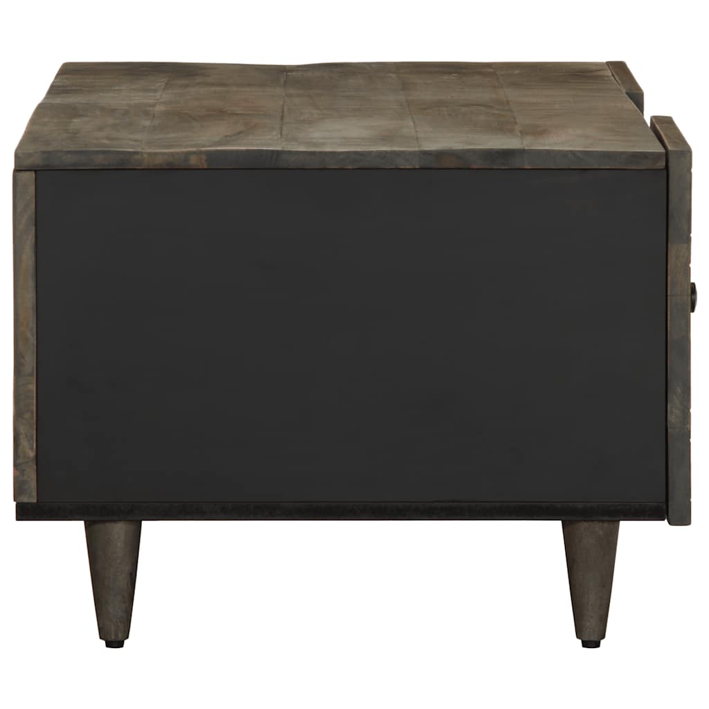 vidaXL Coffee Table Light Grey 100x54x40 cm Solid Wood Mango