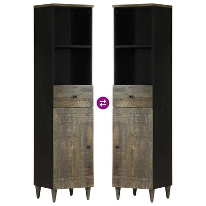 vidaXL Bathroom Cabinet 38x33x160 cm Solid Wood Mango
