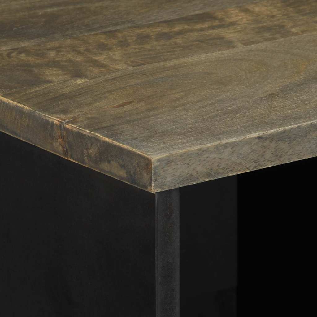 vidaXL Sideboard 80x33x75 cm Solid Wood Mango