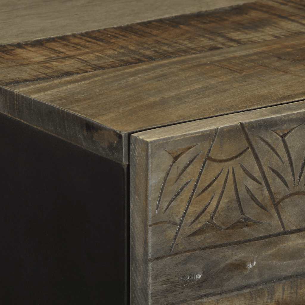 vidaXL Highboard 40x33x110 cm Solid Wood Mango